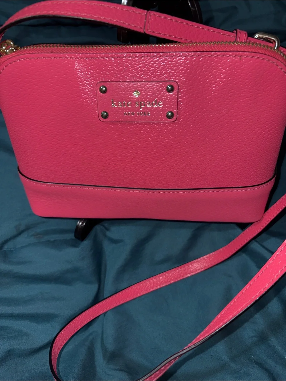 Kate Spade Wellesley Hanna Pebbled Leather Crossbody Bag - Sweetheart Pink